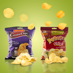 cassava & potato chips