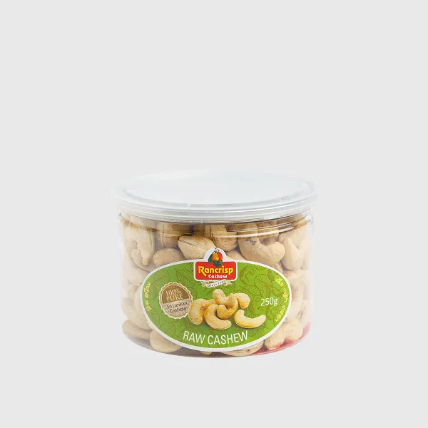 Raw Cashew Nuts 250g -Tub