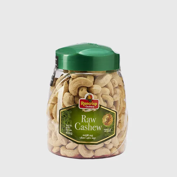 Raw Cashew Nuts 450g - Bottle