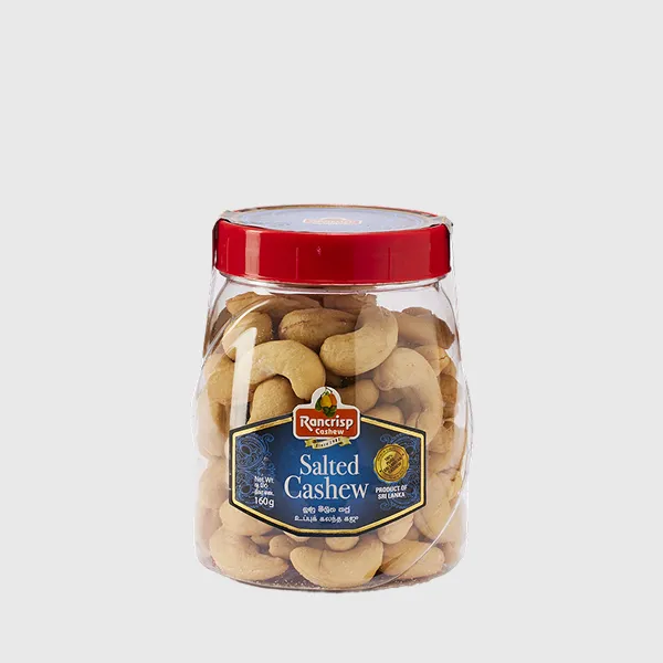 Salted Cashew Nuts 160g - Bottle