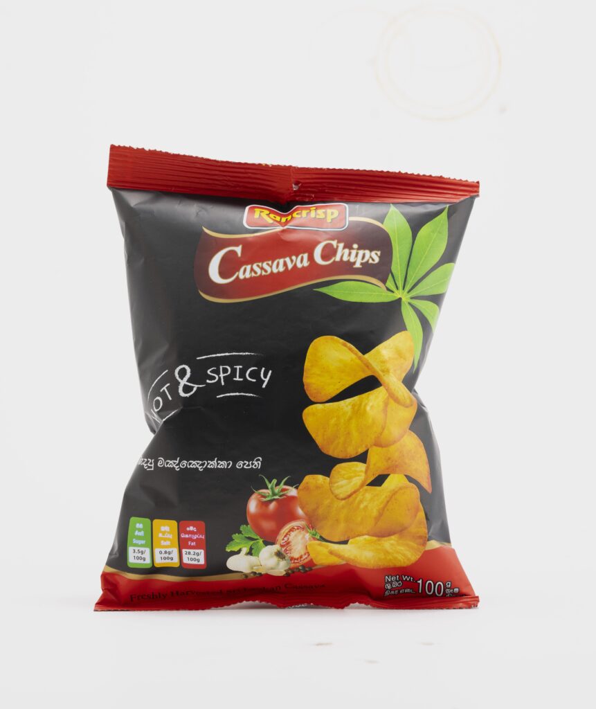 Cassava Chips Hot and Spicy 100g